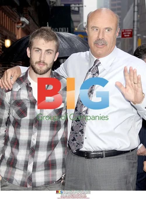 Jordan McGraw and Dr. Phil at Letterman Show