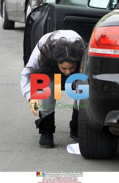 Vanessa Hudgens Leaving Hollywood Studio