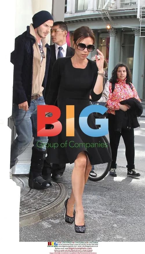 David and Victoria Beckham Shopping in New York