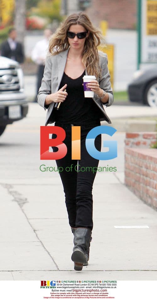 Gisele Bundchen Grabs Coffee in LA