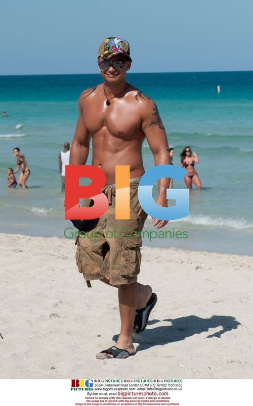 Pauly D and Vinnie from 'Jersey Shore' on the Beach