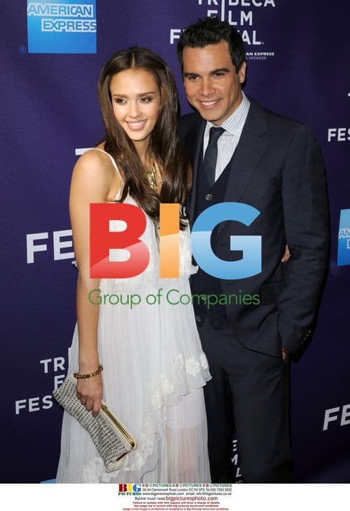 Jessica Alba & Cash Warren at Tribeca Film Festival Premiere