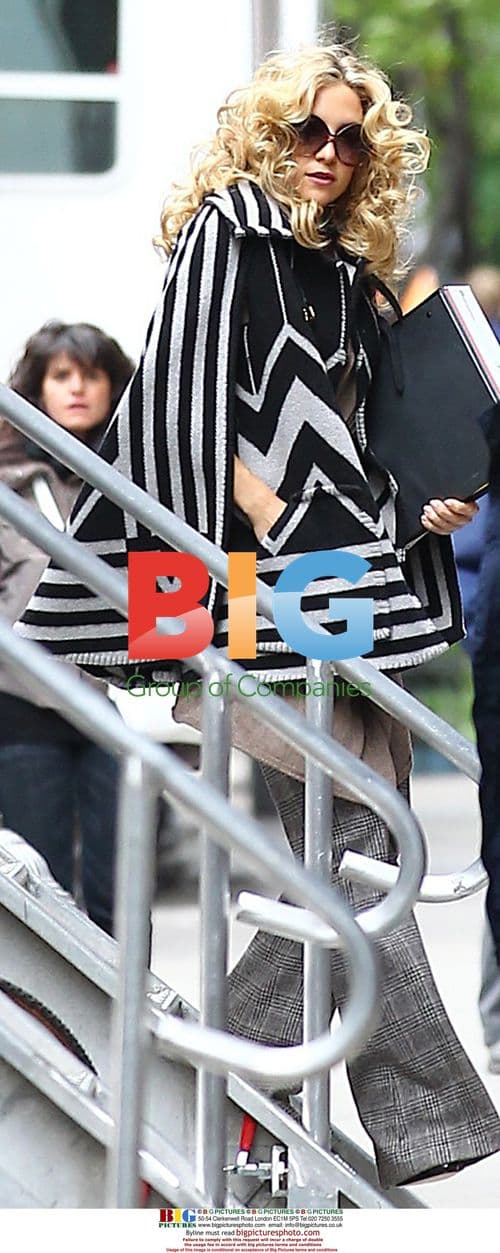 Kate Hudson on the set of "Something Borrowed"