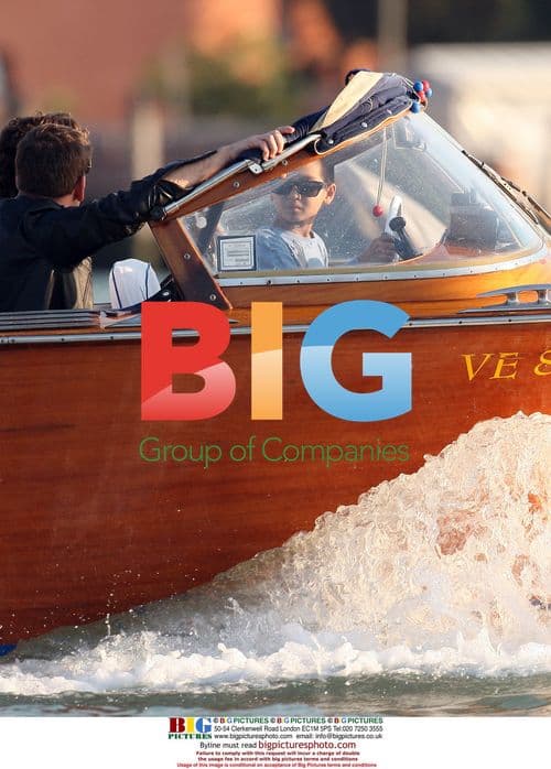 Maddox Jolie-Pitt Drives Water Taxi in Venice