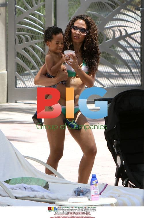 Dr. Conrad Murray and family in Miami