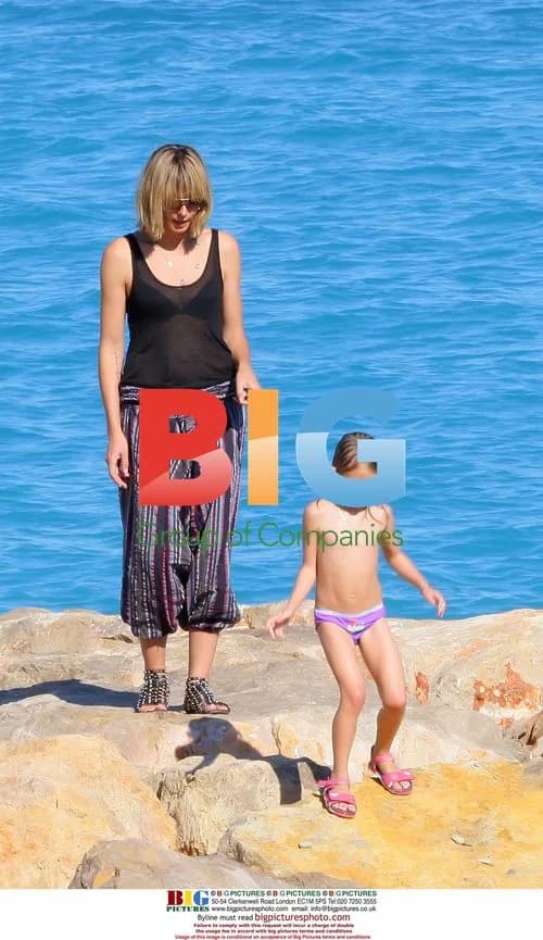 Heidi Klum and Kids on Holiday in France