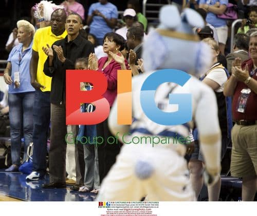 Obama Attends WNBA Game with Daughter