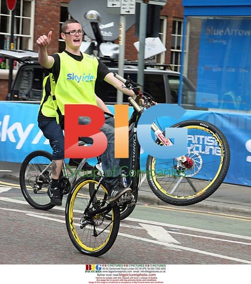 Gemma Atkinson and Liam Richards at Sky Ride Manchester