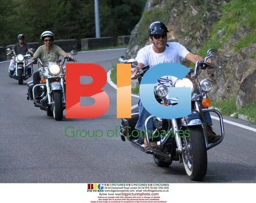 George Clooney Bike Ride With Friends