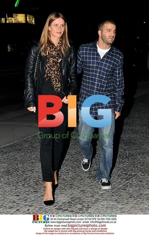 Nicky Hilton and Dave Katzenberg at Red O