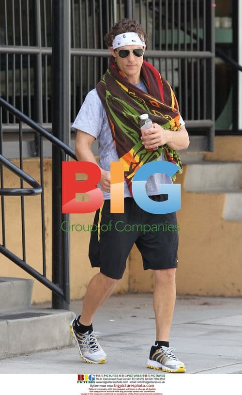 Matthew McConaughey Working Out in CA