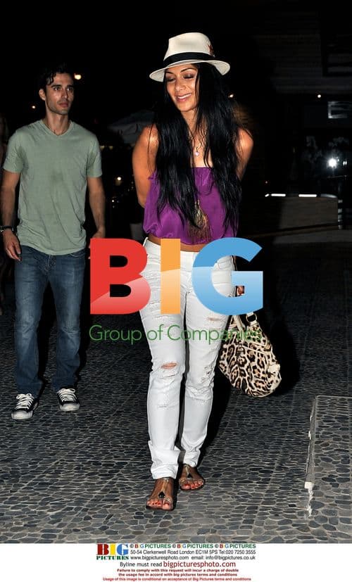 Nicole Scherzinger at Red O Restaurant