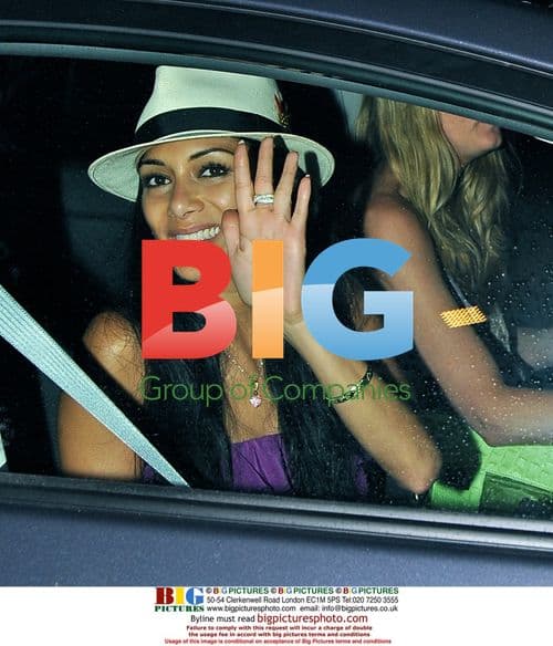 Nicole Scherzinger at Red O restaurant