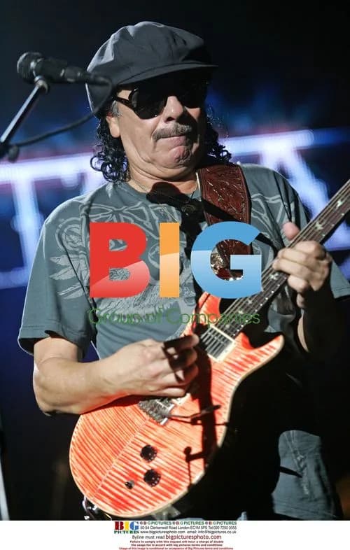 Carlos Santana Performing