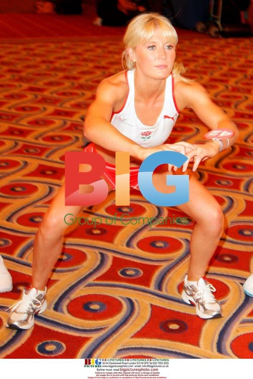 Miss England (Katrina Hodge) and British Army Pals