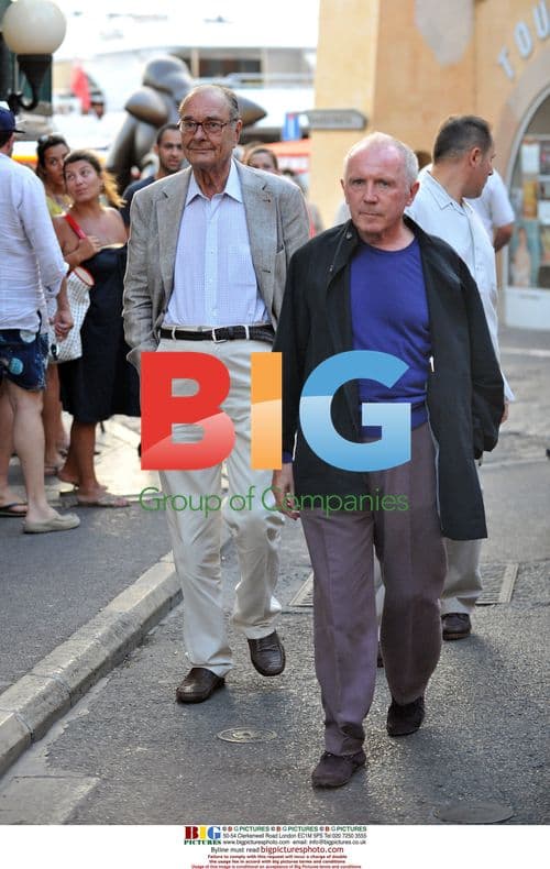 Jacques Chirac and Franois Pinault in Saint Tropez
