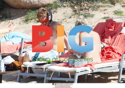 Sebastian Vettel and Hanna on Vacation in Sardinia