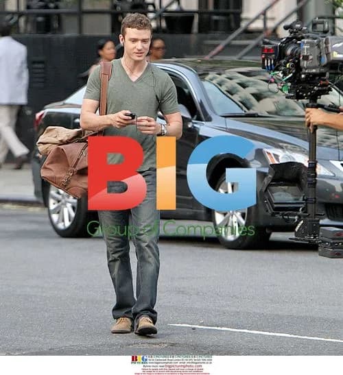 Justin Timberlake on Friends With Benefits Set