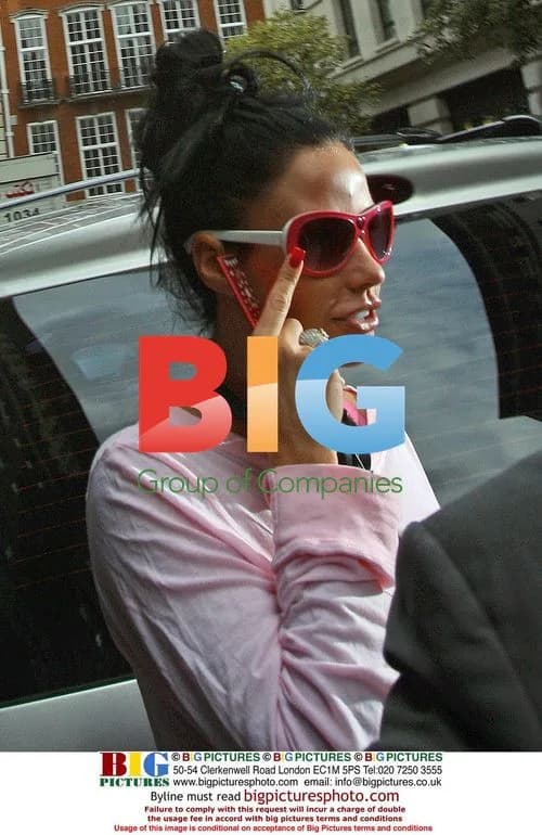 Katie Price Leaving Hotel with Son