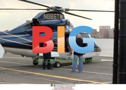 Kings Of Leon Depart NYC Heliport