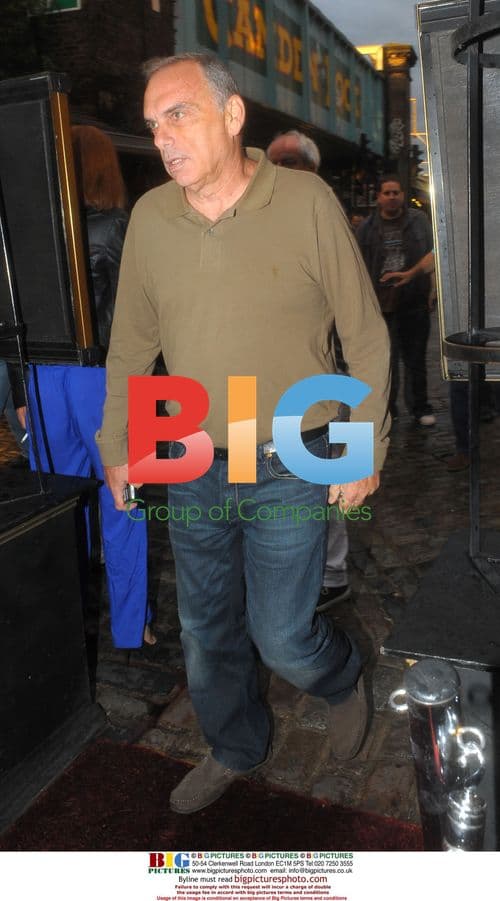 West Ham United Manager Avram Grant at Gilgamesh