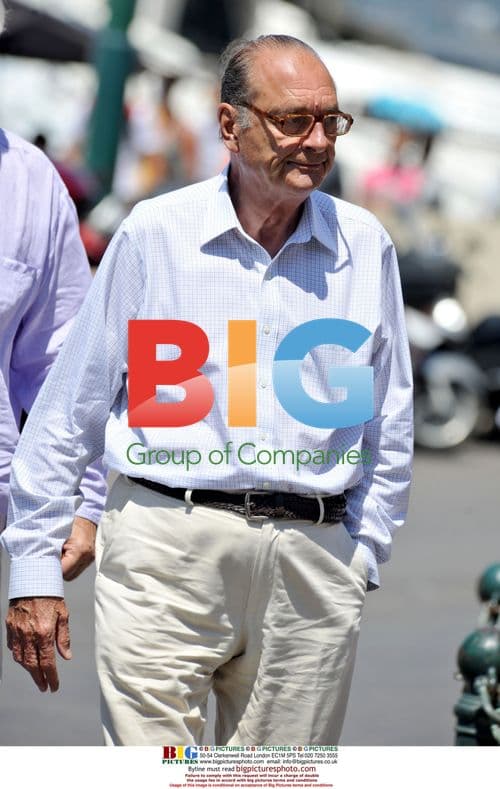 Jacques Chirac in Saint Tropez