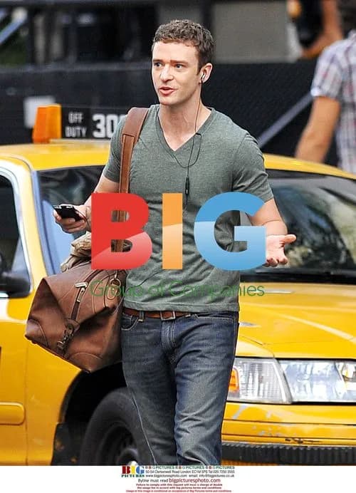 Justin Timberlake Filming 'Friends With Benefits'