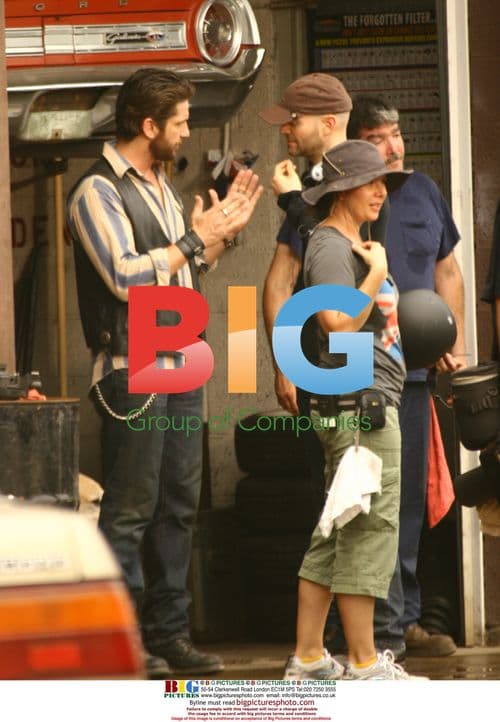 Gerard Butler on Set of 'Machine Gun Preacher'