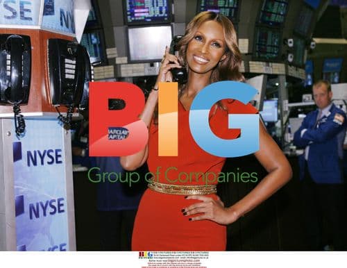 Iman visits NY Stock Exchange