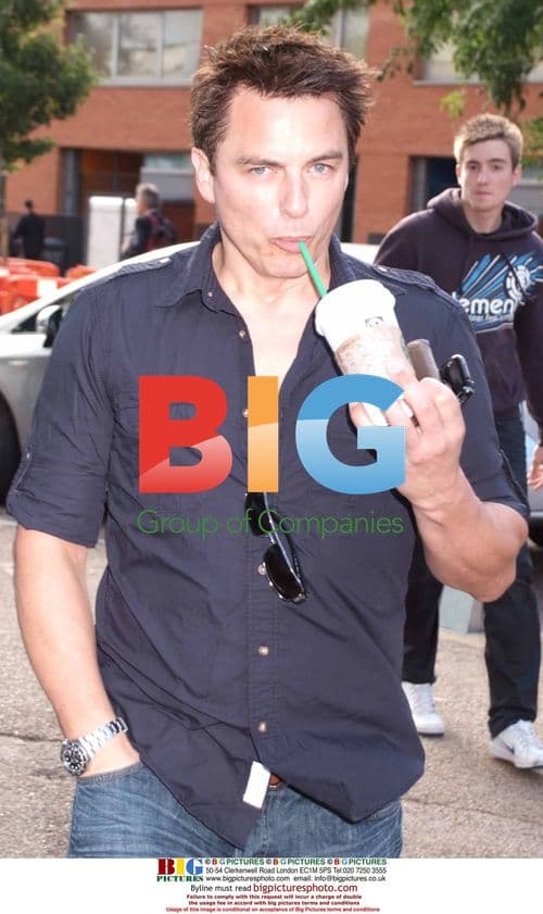 John Barrowman Arrives at ITV Studios
