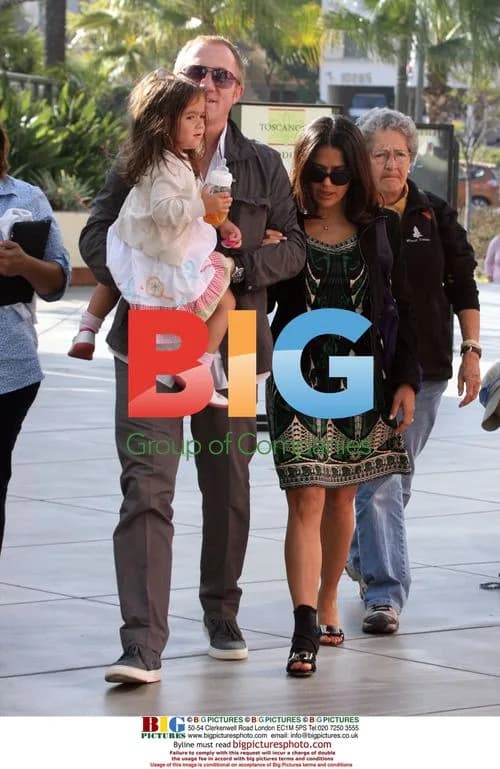 Salma Hayek shopping at Westfield Mall