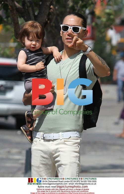 Taboo and Son Leaving Hotel