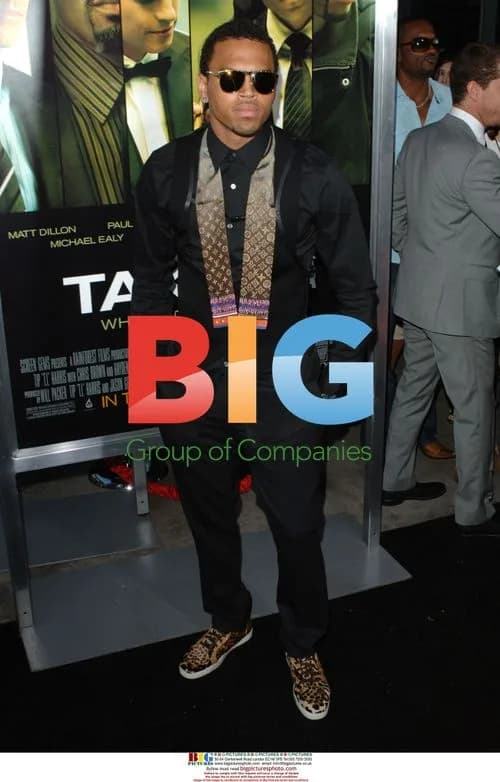 Chris Brown at Takers Premiere
