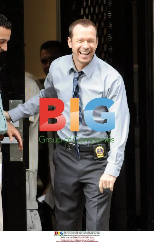 Donnie Wahlberg on 'Blue Bloods' Set