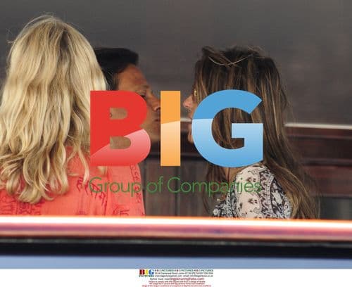 Liz Hurley and Giancarlo Giammetti in Ibiza