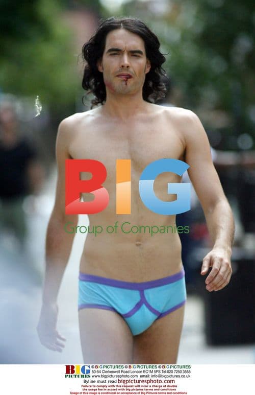 Russell Brand Films \"Arthur\" Scene