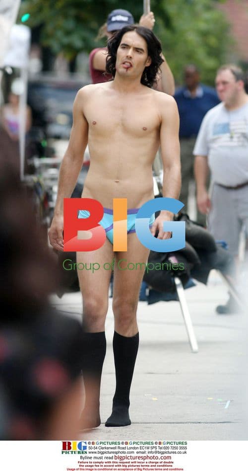 Russell Brand films 'Arthur' in NYC