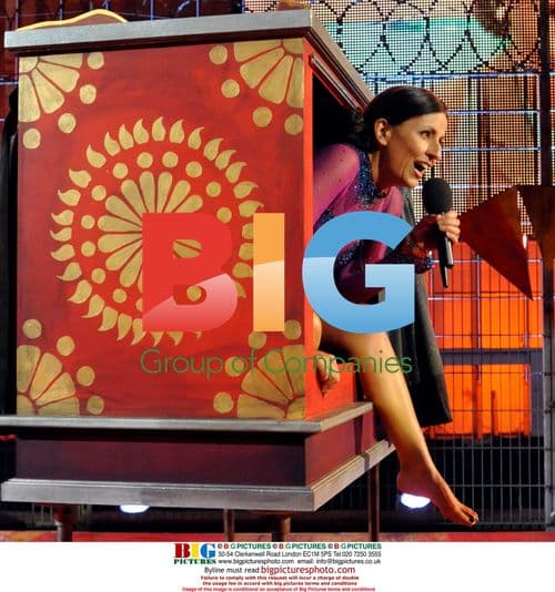 Davina McCall hosts Big Brother eviction