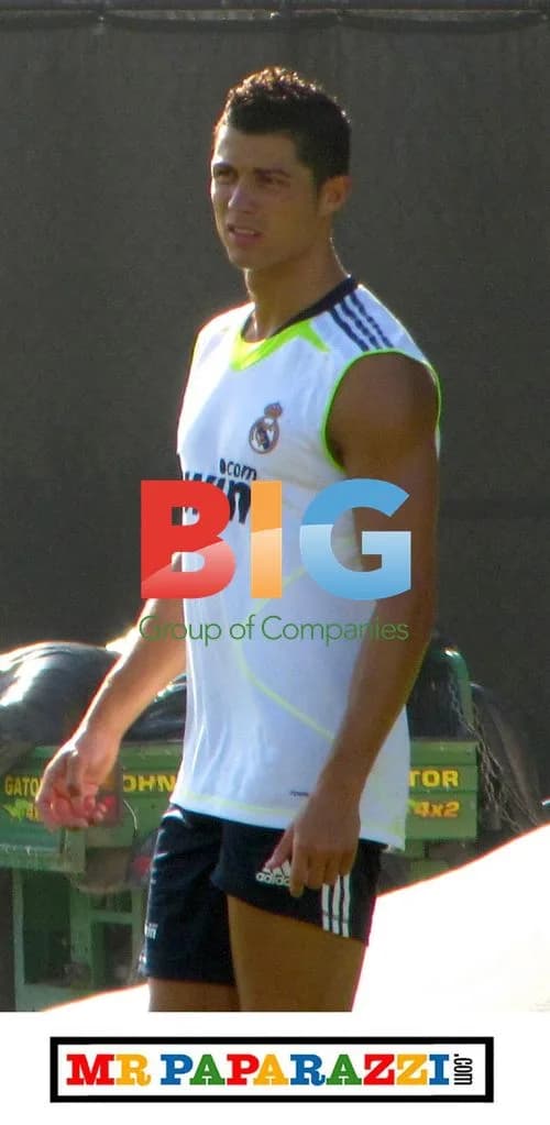 Cristiano Ronaldo at Team Practice in LA