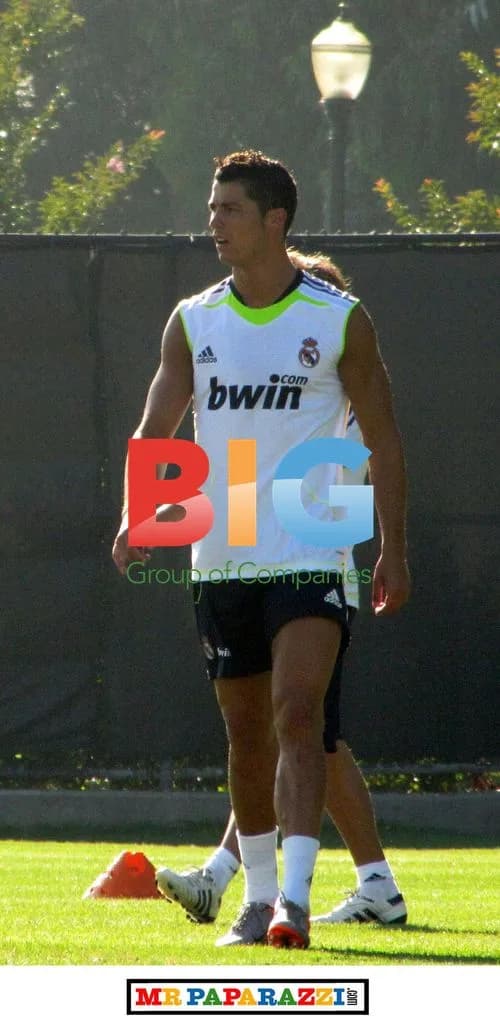 Cristiano Ronaldo at Team Practice