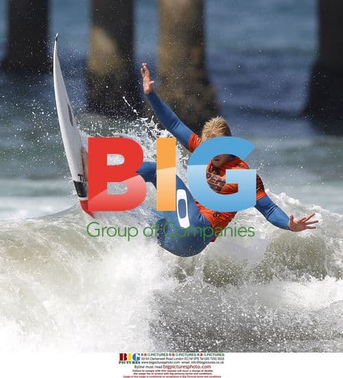 Adam Melling competes at US Open of Surfing