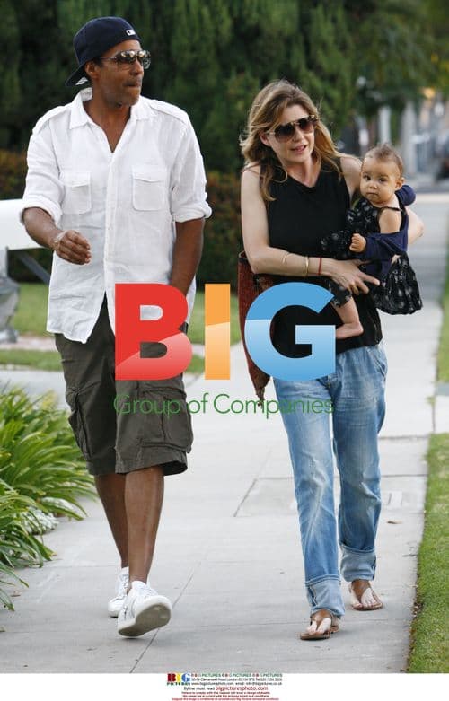 Ellen Pompeo and Chris Ivery with baby Stella