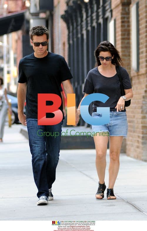 Jason Bateman and Amanda Anka Walk NYC