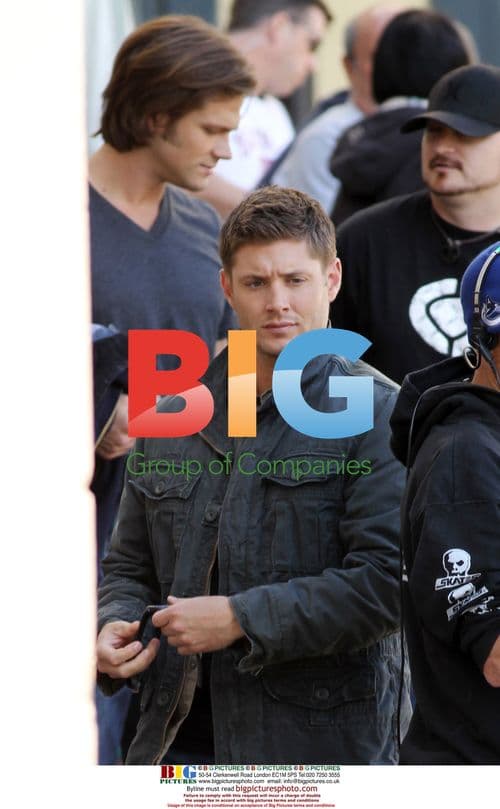 Supernatural\'s Winchester Brothers on Set