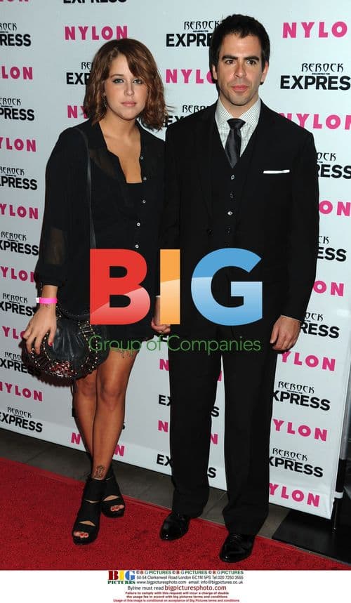 Peaches Geldof and Eli Roth at Nylon Magazine Launch