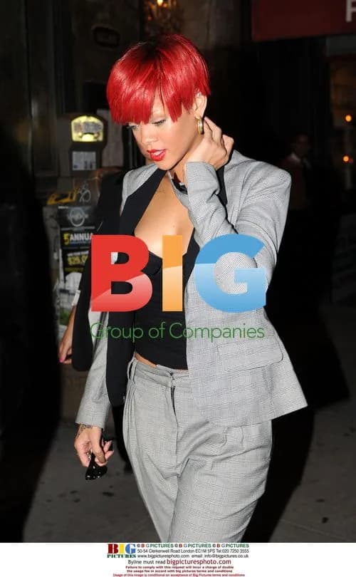 Rihanna Out in NYC After Dinner