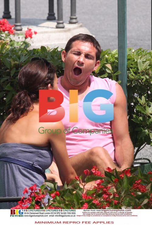 Frank Lampard and Christine Bleakley on Holiday