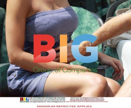 Frank Lampard and Christine Bleakley on holiday