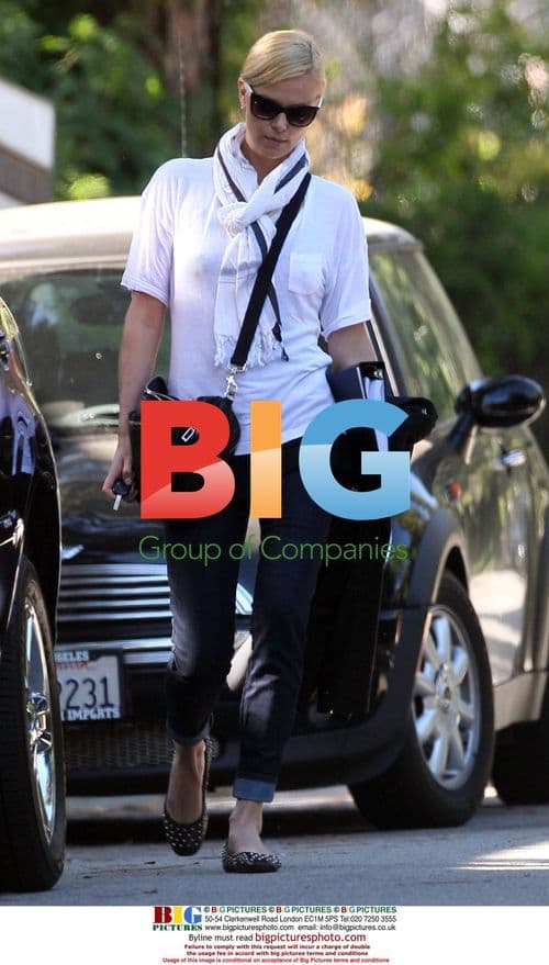 Charlize Theron leaves meeting in Beverly Hills