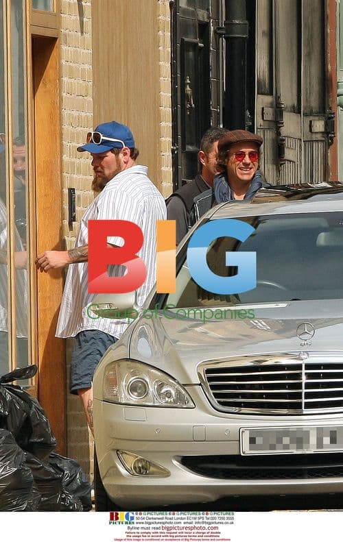 Robert Downey Jr. and Guy Ritchie Meet in London